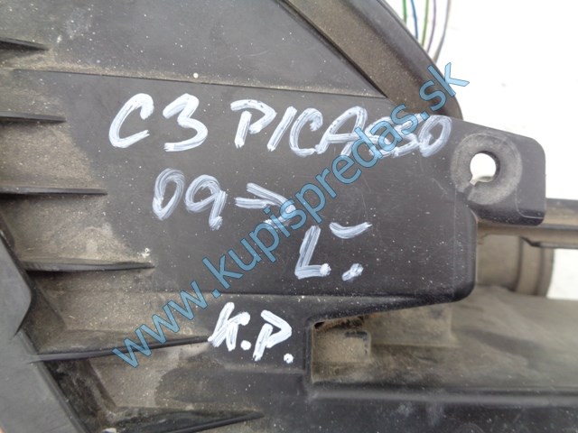 ľavé predné svetlo na citroen c3 picasso, 9681873980